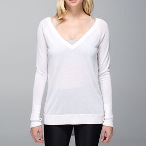 Lululemon Cream Unity Pullover